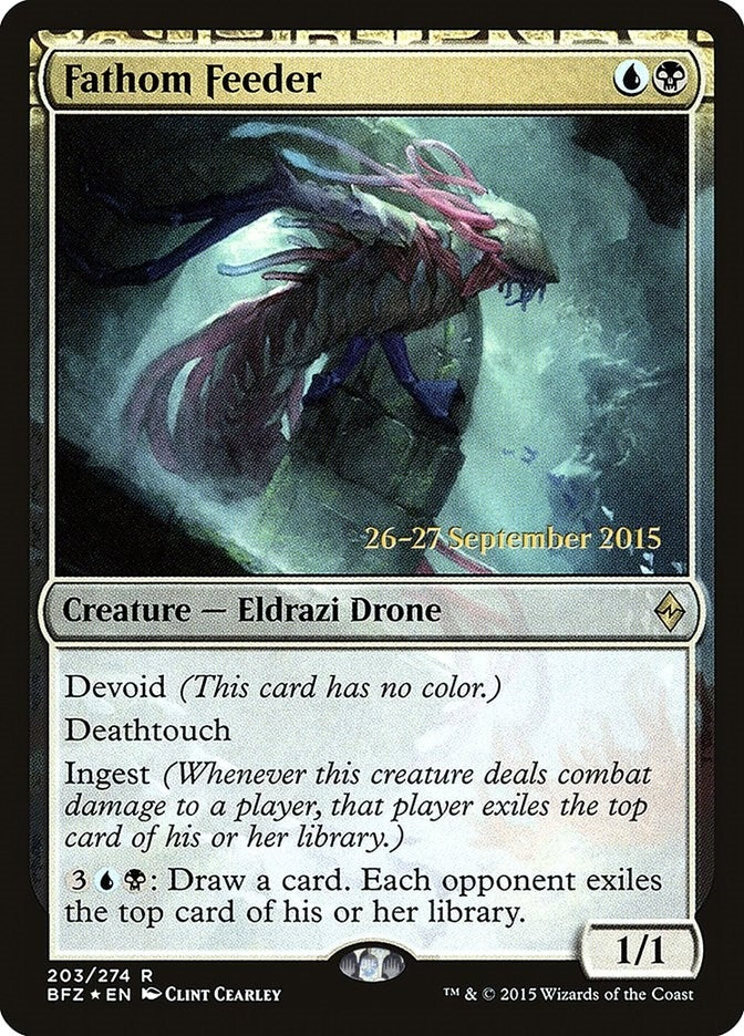 Image for Fathom Feeder (203) [Prerelease Cards] - Magic: The Gathering