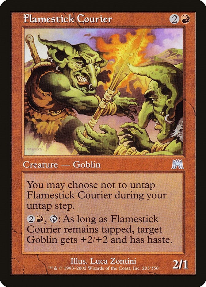 Image for Flamestick Courier (203) [Onslaught] - Magic: The Gathering