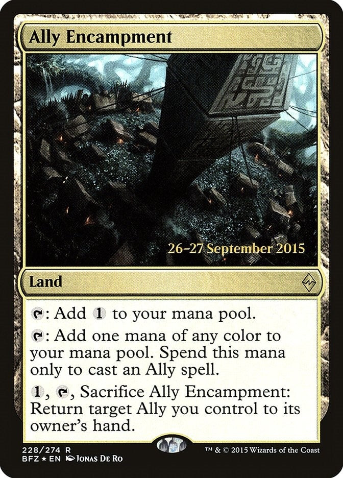 Image for Ally Encampment (228) [Prerelease Cards] - Magic: The Gathering