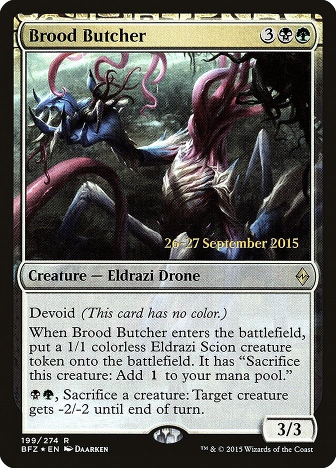 Image for Brood Butcher (199) [Prerelease Cards] - Magic: The Gathering