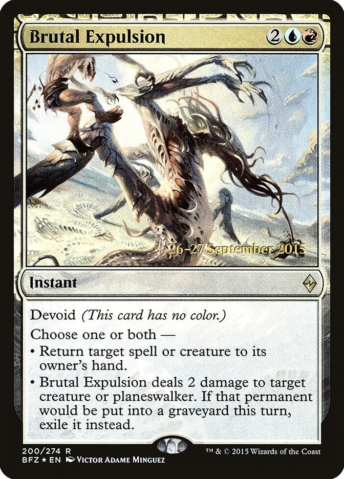 Image for Brutal Expulsion (200) [Prerelease Cards] - Magic: The Gathering