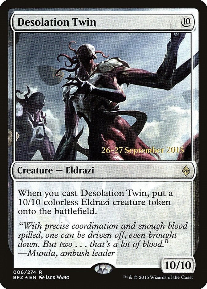 Image for Desolation Twin (6) [Prerelease Cards] - Magic: The Gathering