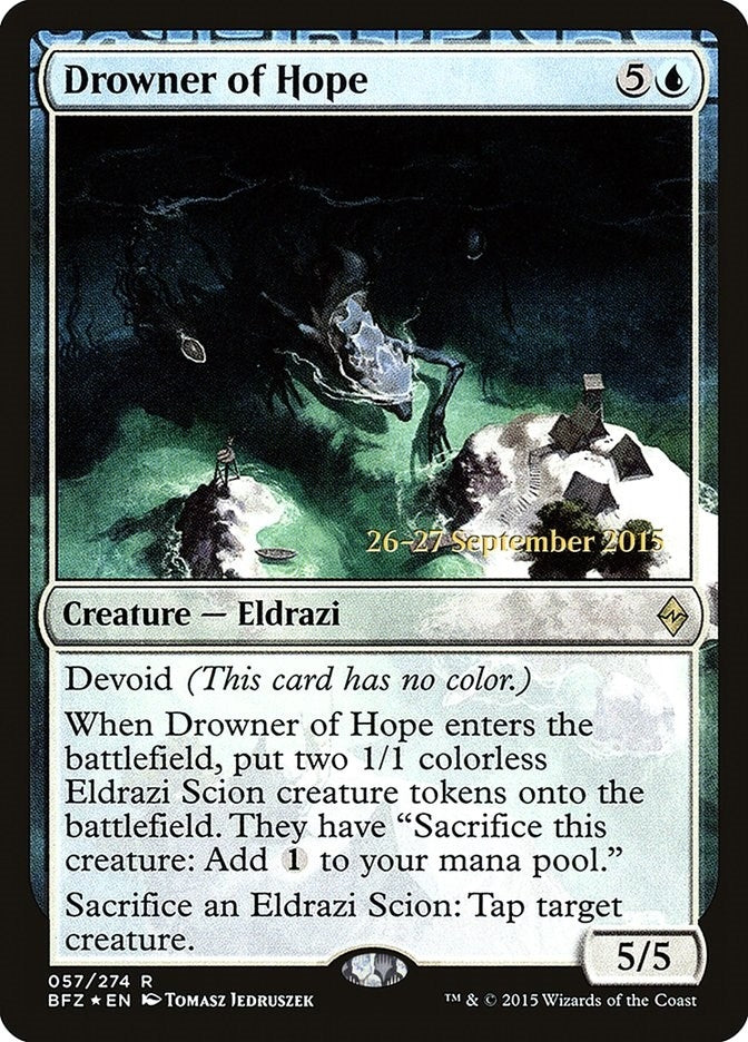 Image for Drowner of Hope (57) [Prerelease Cards] - Magic: The Gathering