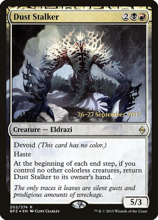 Image for Dust Stalker (202) [Prerelease Cards] - Magic: The Gathering