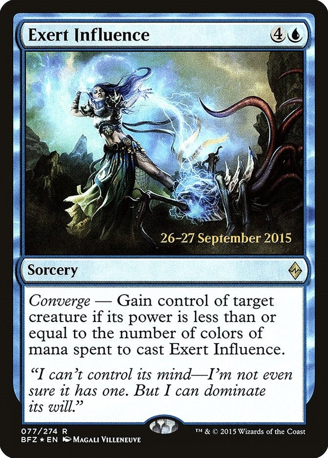 Image for Exert Influence (77) [Prerelease Cards] - Magic: The Gathering