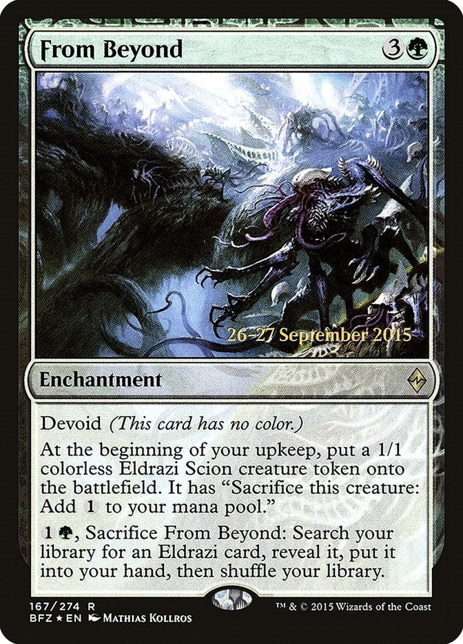 Image for From Beyond (167) [Prerelease Cards] - Magic: The Gathering