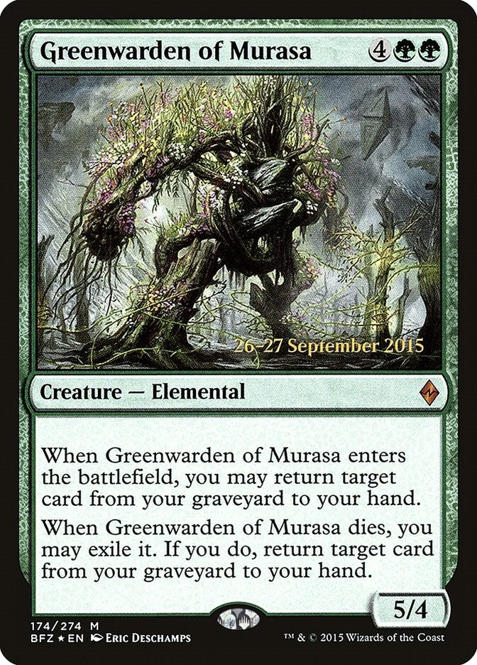 Image for Greenwarden of Murasa (174) [Prerelease Cards] - Magic: The Gathering