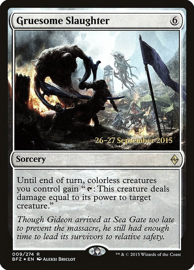Image for Gruesome Slaughter (9) [Prerelease Cards] - Magic: The Gathering