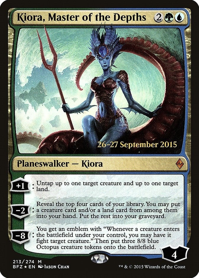 Image for Kiora, Master of the Depths (213) [Prerelease Cards] - Magic: The Gathering