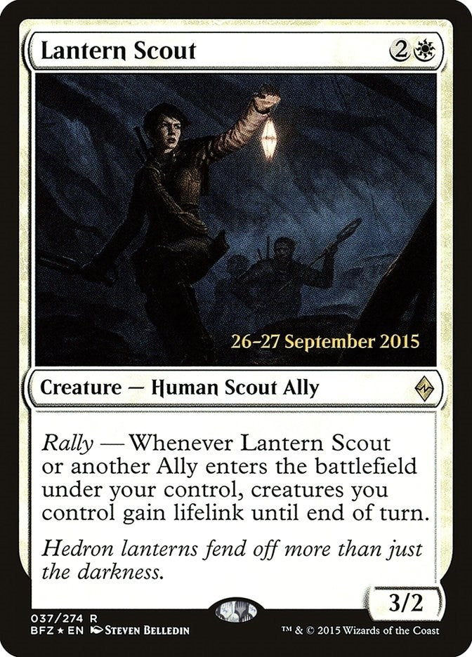 Image for Lantern Scout (37) [Prerelease Cards] - Magic: The Gathering
