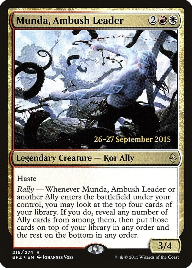 Image for Munda, Ambush Leader (215) [Prerelease Cards] - Magic: The Gathering