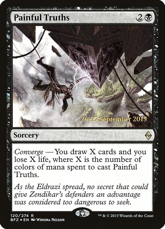 Image for Painful Truths (120) [Prerelease Cards] - Magic: The Gathering