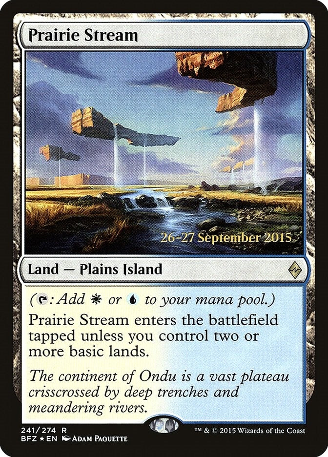 Image for Prairie Stream (241) [Prerelease Cards] - Magic: The Gathering