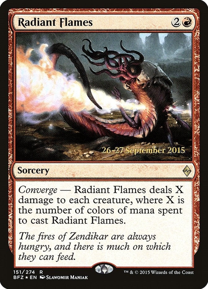 Image for Radiant Flames (151) [Prerelease Cards] - Magic: The Gathering