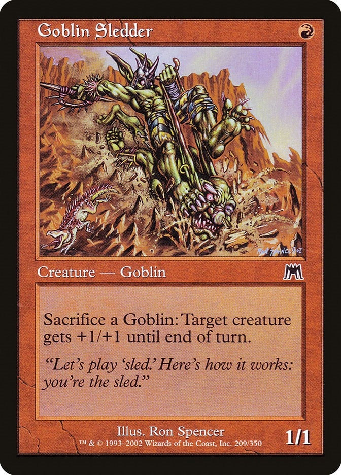Image for Goblin Sledder (209) [Onslaught] - Magic: The Gathering