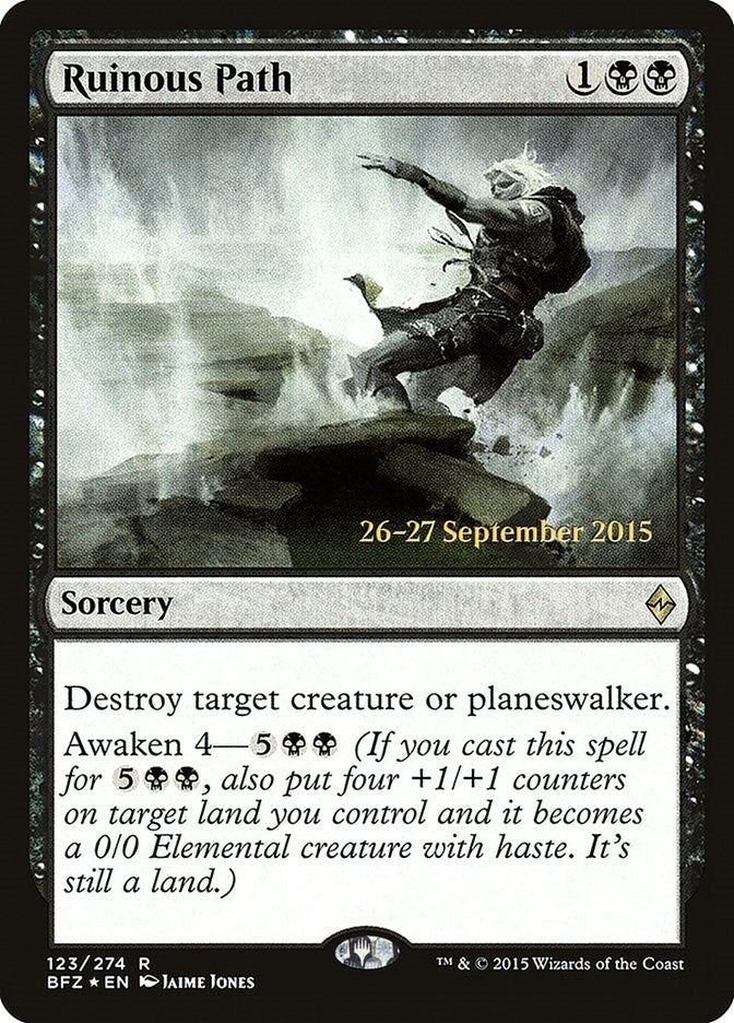 Image for Ruinous Path (123) [Prerelease Cards] - Magic: The Gathering