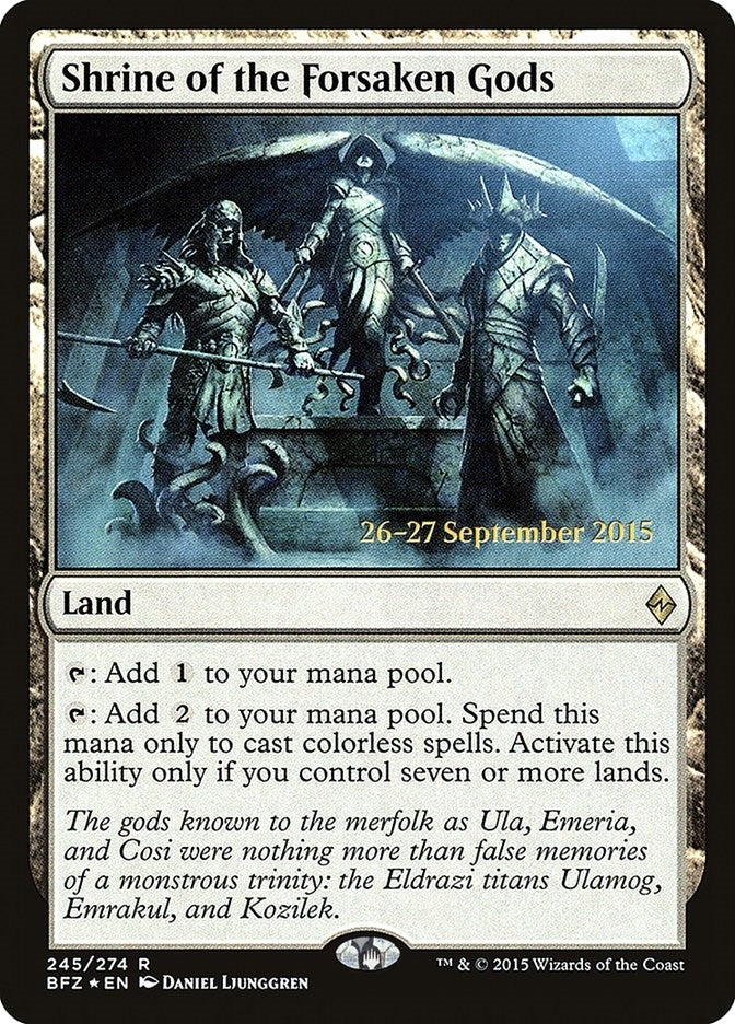 Image for Shrine of the Forsaken Gods (245) [Prerelease Cards] - Magic: The Gathering