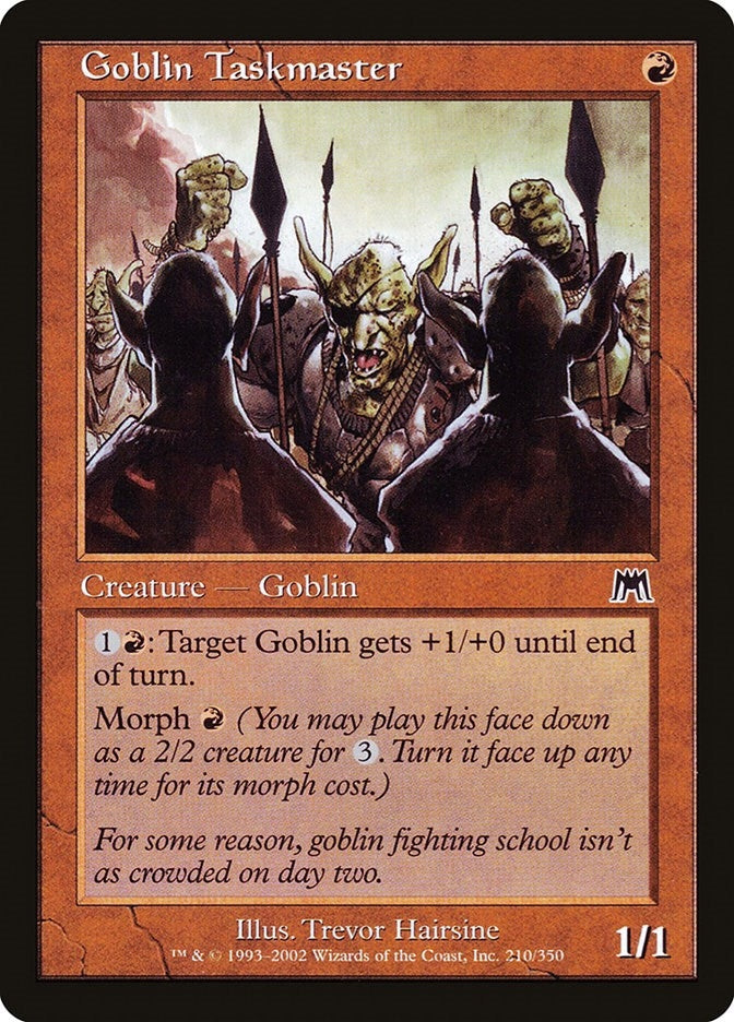 Image for Goblin Taskmaster (210) [Onslaught] - Magic: The Gathering
