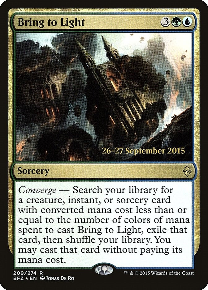 Image for Bring to Light (209) [Prerelease Cards] - Magic: The Gathering