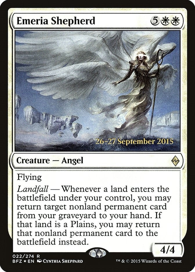 Image for Emeria Shepherd (22) [Prerelease Cards] - Magic: The Gathering