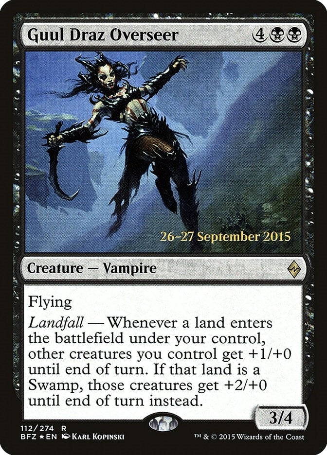Image for Guul Draz Overseer (112) [Prerelease Cards] - Magic: The Gathering