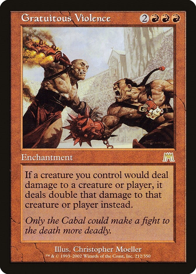 Image for Gratuitous Violence (212) [Onslaught] - Magic: The Gathering