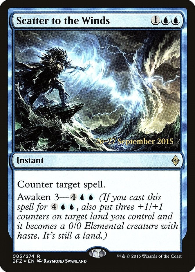 Image for Scatter to the Winds (85) [Prerelease Cards] - Magic: The Gathering