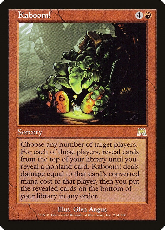 Image for Kaboom! (214) [Onslaught] - Magic: The Gathering