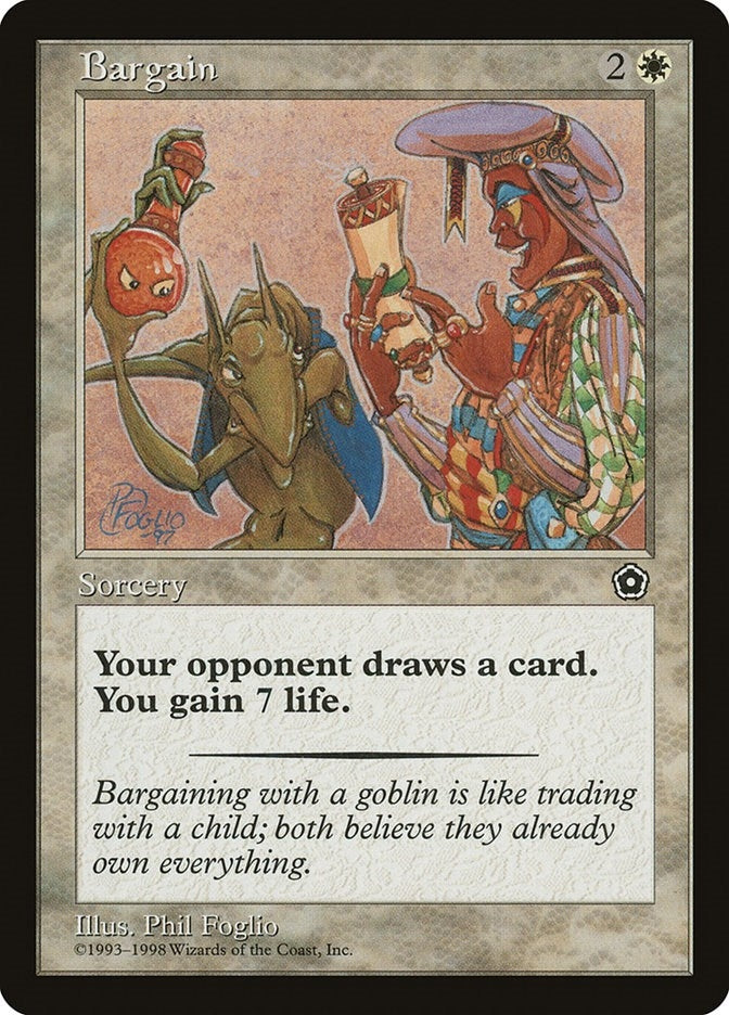 Image for Bargain [Portal Second Age] - Magic: The Gathering