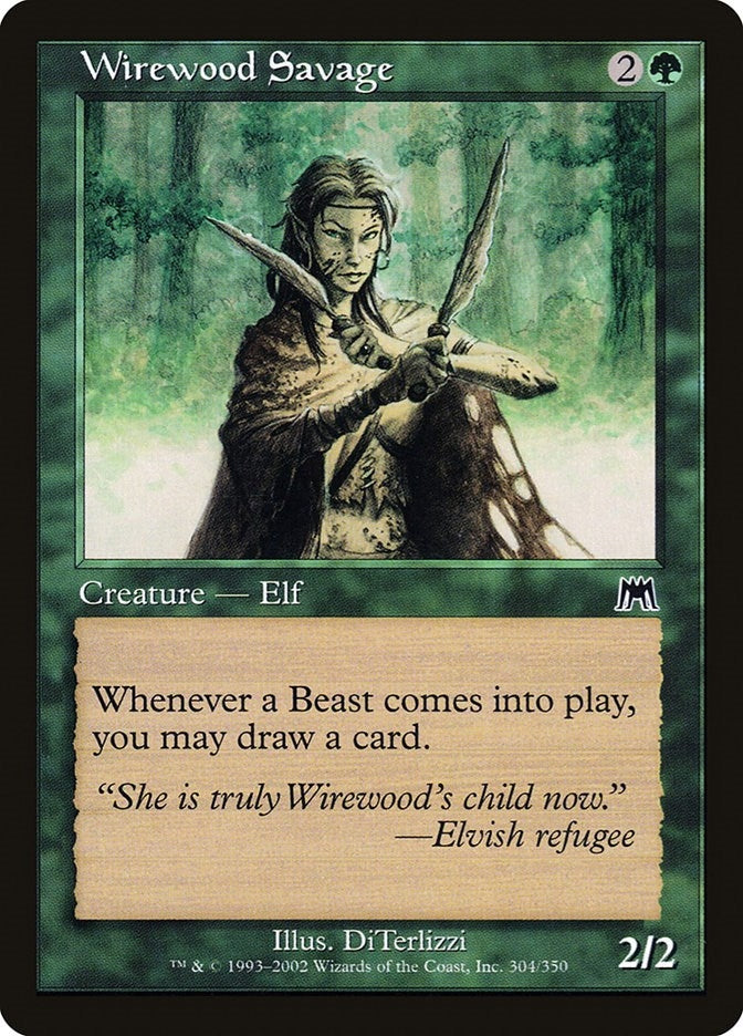 Image for Wirewood Savage (304) [Onslaught] - Magic: The Gathering