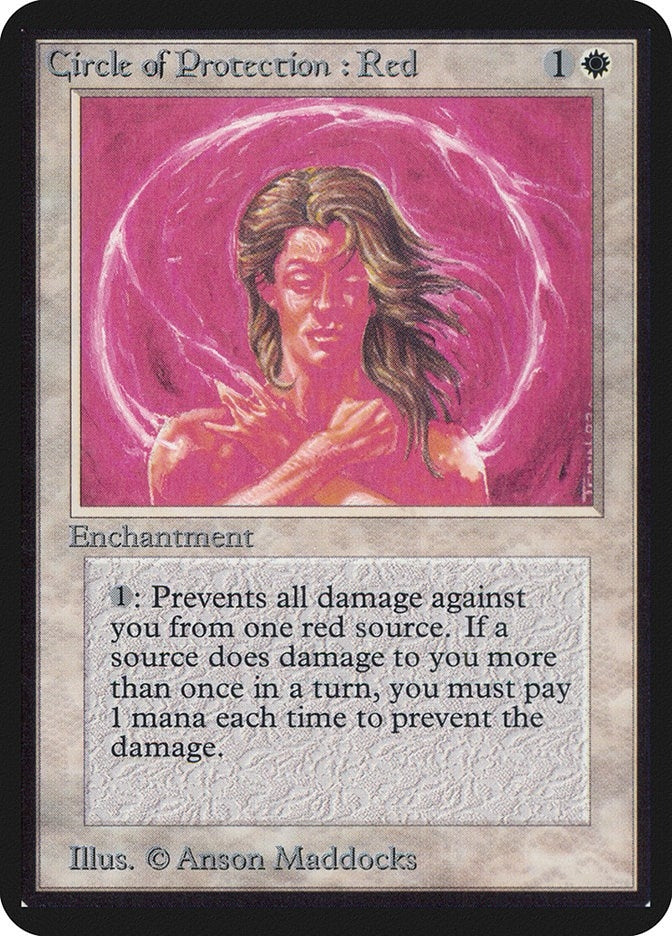 Image for Circle of Protection: Red [Alpha Edition] - Magic: The Gathering