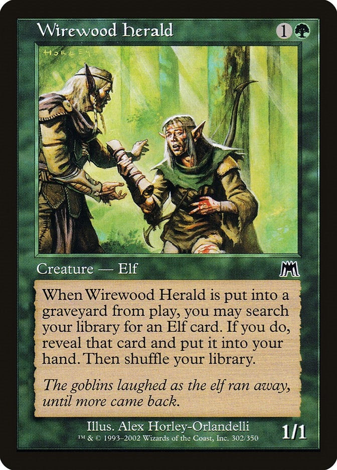 Image for Wirewood Herald (302) [Onslaught] - Magic: The Gathering