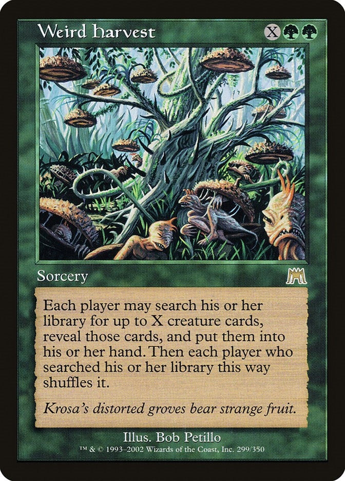 Image for Weird Harvest (299) [Onslaught] - Magic: The Gathering
