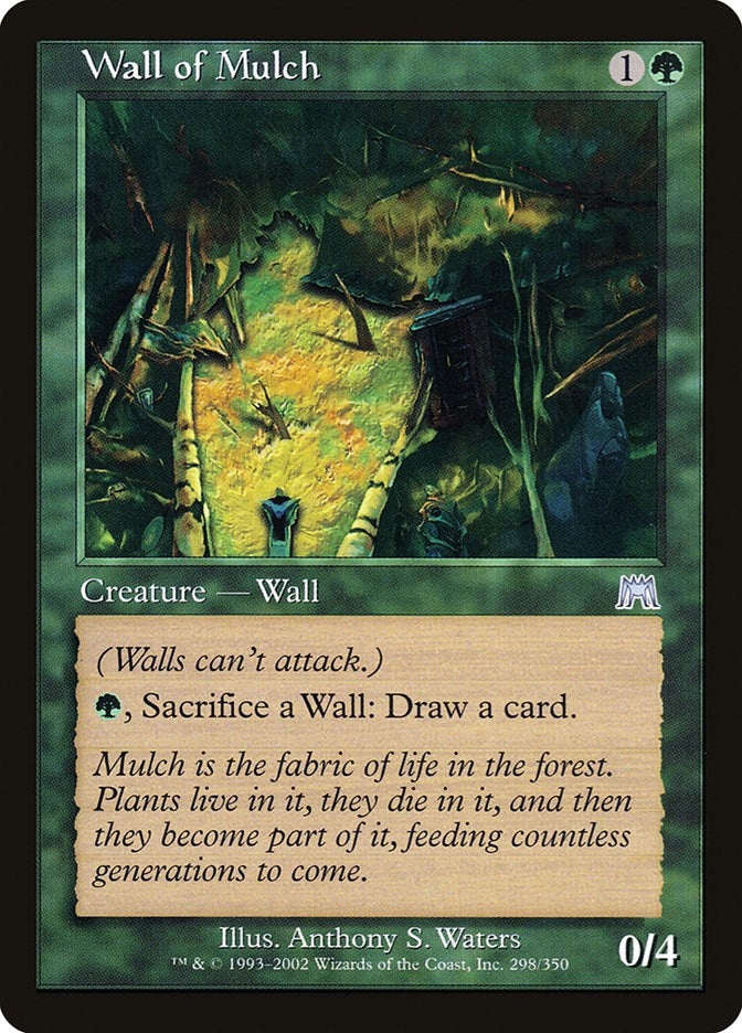 Image for Wall of Mulch (298) [Onslaught] - Magic: The Gathering