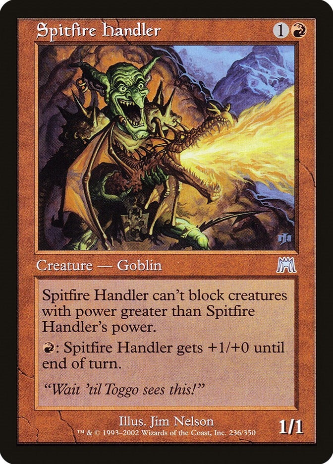 Image for Spitfire Handler (236) [Onslaught] - Magic: The Gathering