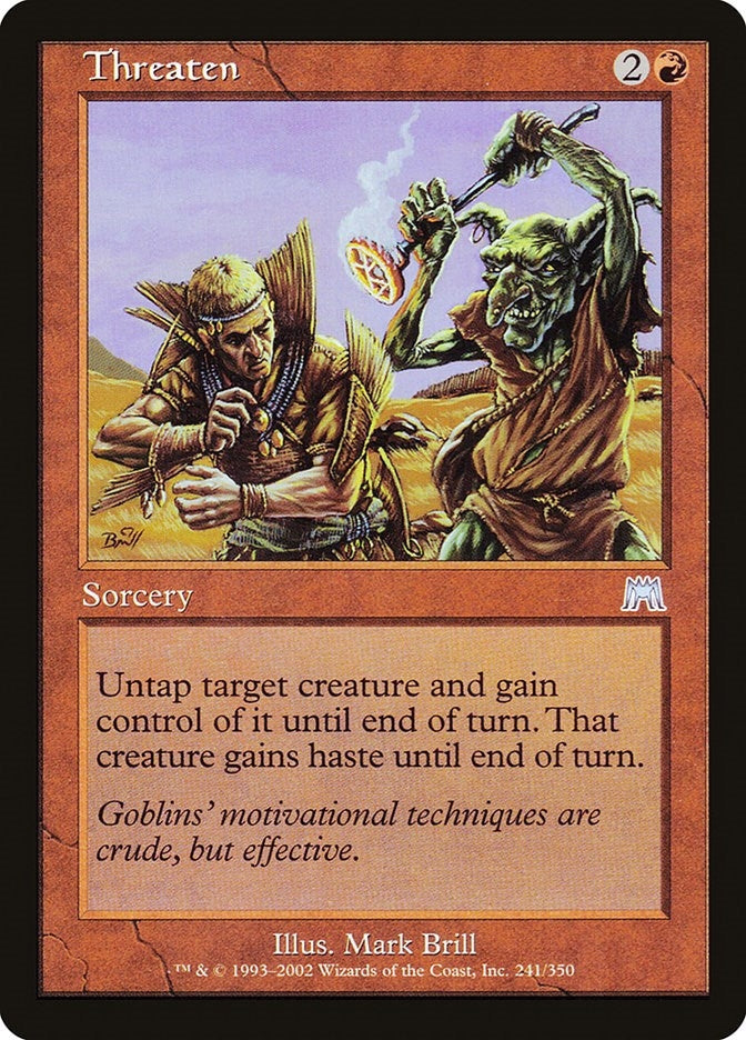 Image for Threaten (241) [Onslaught] - Magic: The Gathering