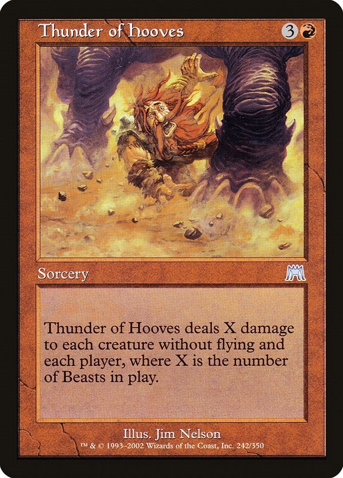 Image for Thunder of Hooves (242) [Onslaught] - Magic: The Gathering