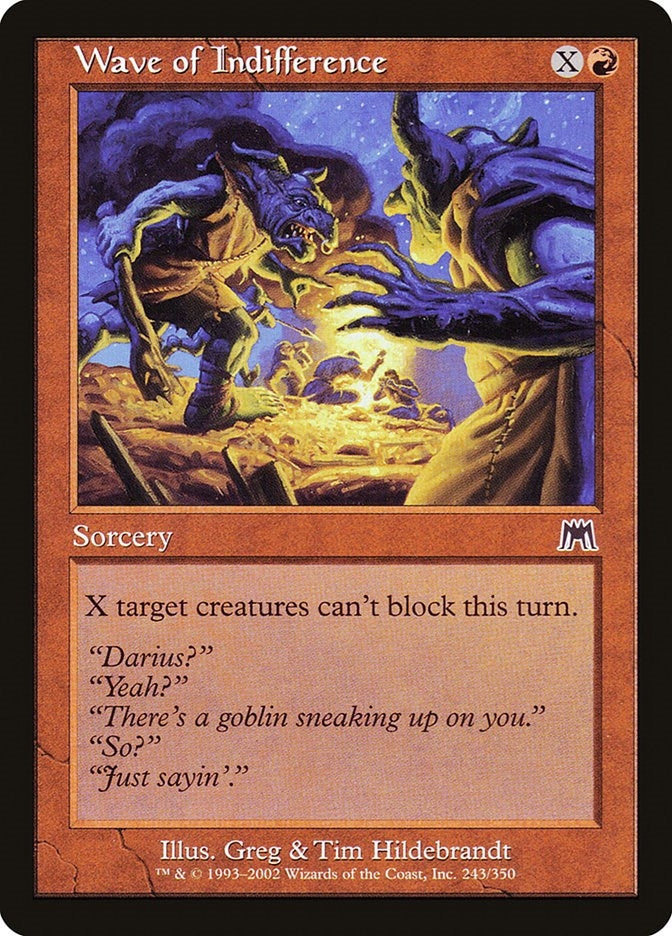 Image for Wave of Indifference (243) [Onslaught] - Magic: The Gathering