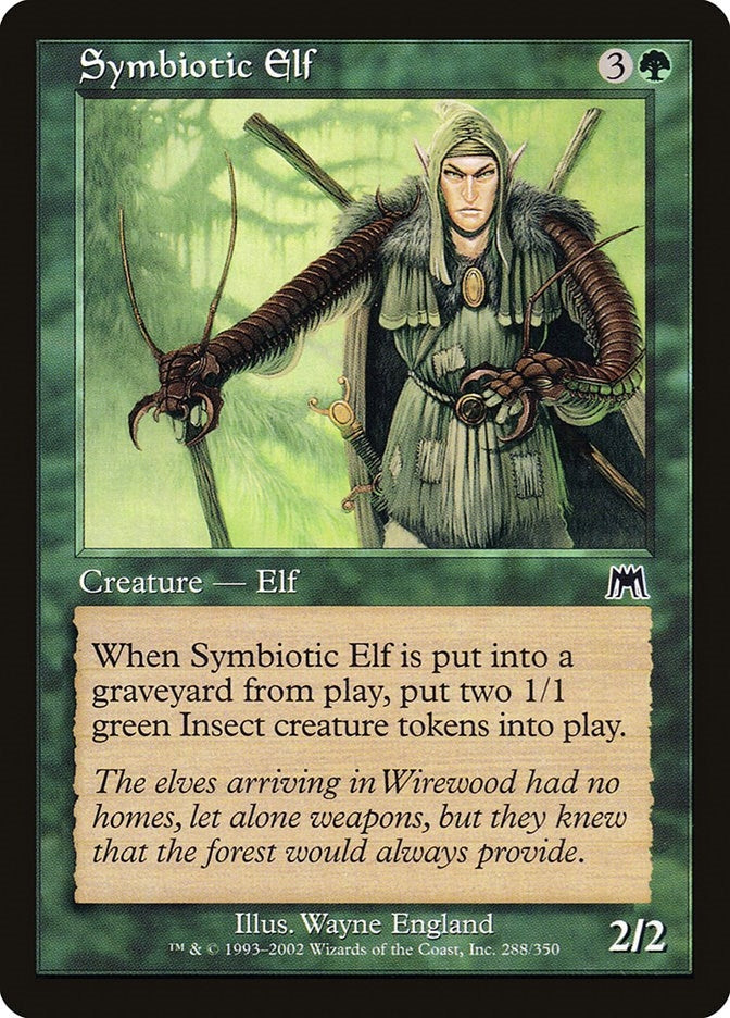 Image for Symbiotic Elf (288) [Onslaught] - Magic: The Gathering