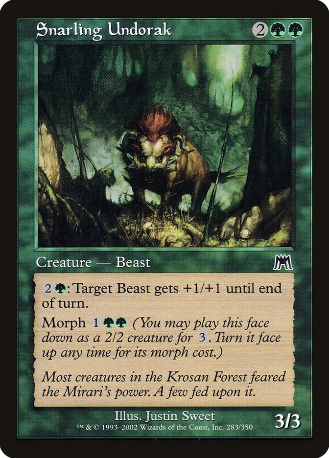 Image for Snarling Undorak (283) [Onslaught] - Magic: The Gathering