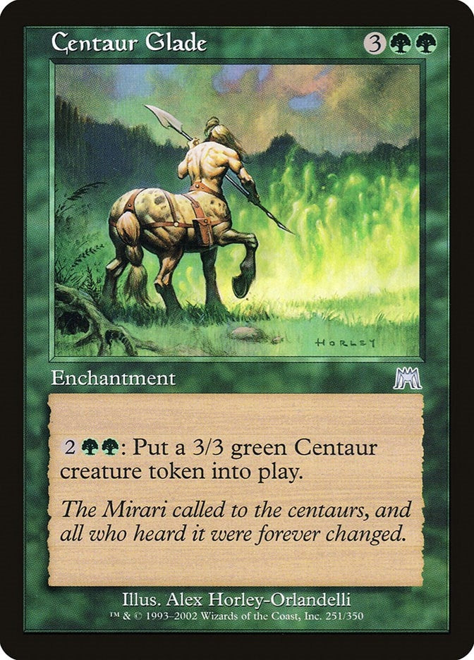 Image for Centaur Glade (251) [Onslaught] - Magic: The Gathering