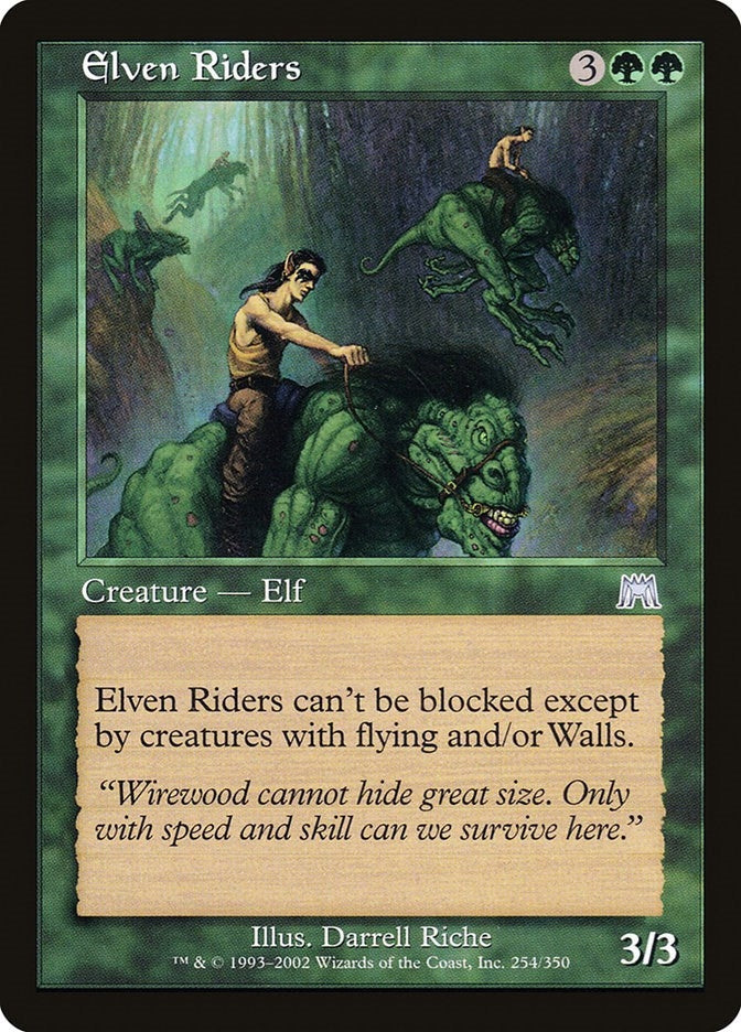Image for Elven Riders (254) [Onslaught] - Magic: The Gathering