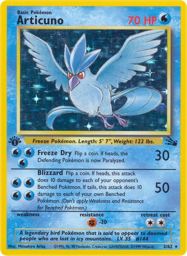 Image for Articuno (2) (02/62) [Fossil] - Pokemon