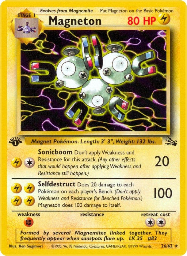 Image for Magneton (26) (26/62) [Fossil] - Pokemon