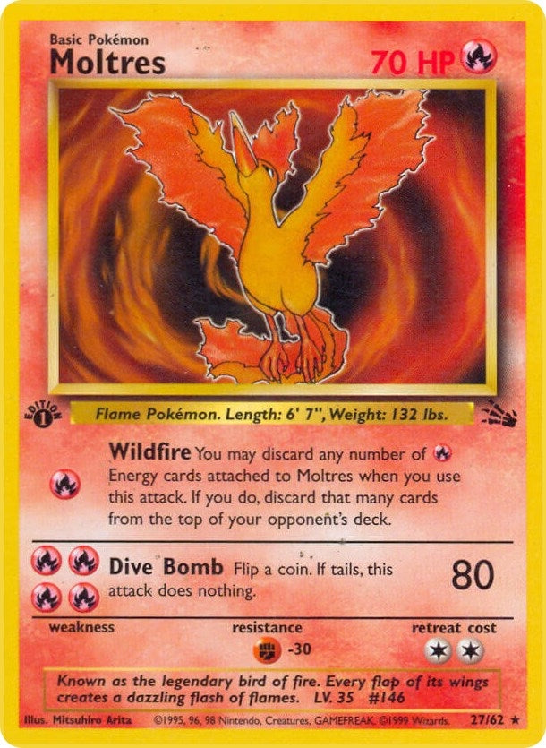 Image for Moltres (27) (27/62) [Fossil] - Pokemon
