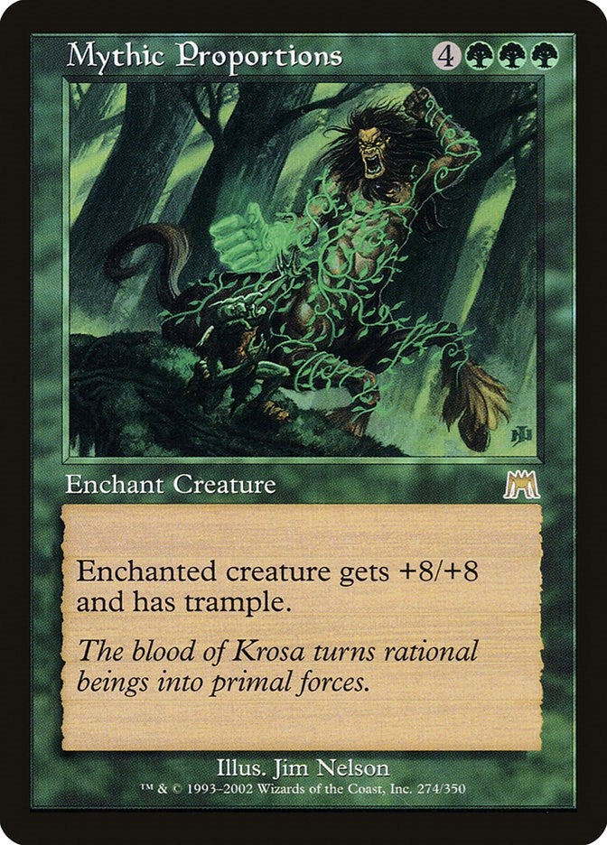 Image for Mythic Proportions (274) [Onslaught] - Magic: The Gathering