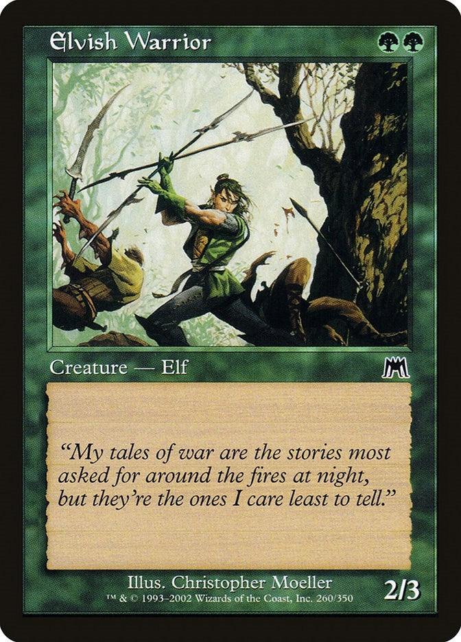 Image for Elvish Warrior (260) [Onslaught] - Magic: The Gathering