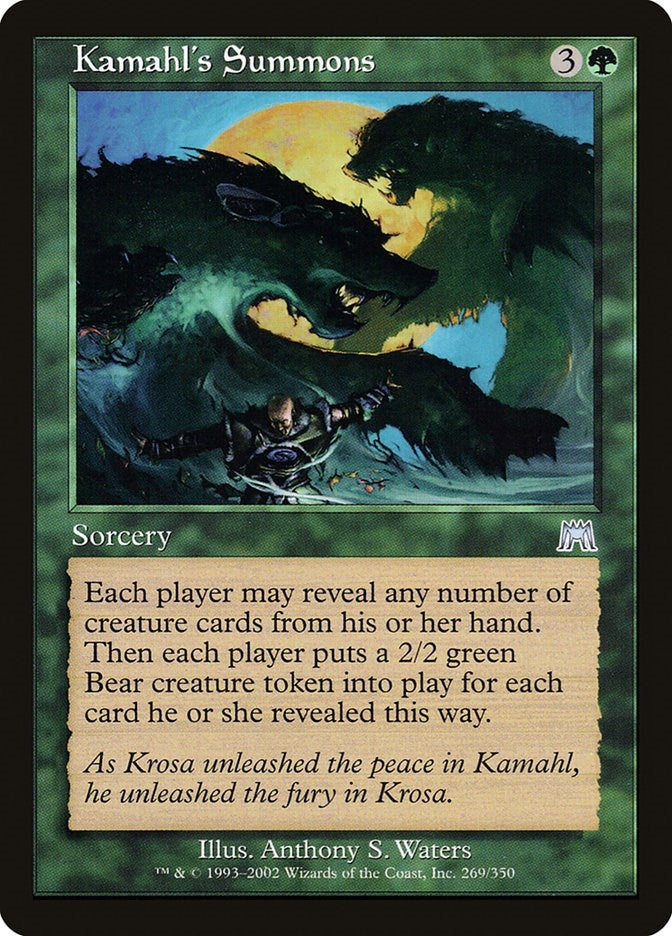Image for Kamahl's Summons (269) [Onslaught] - Magic: The Gathering