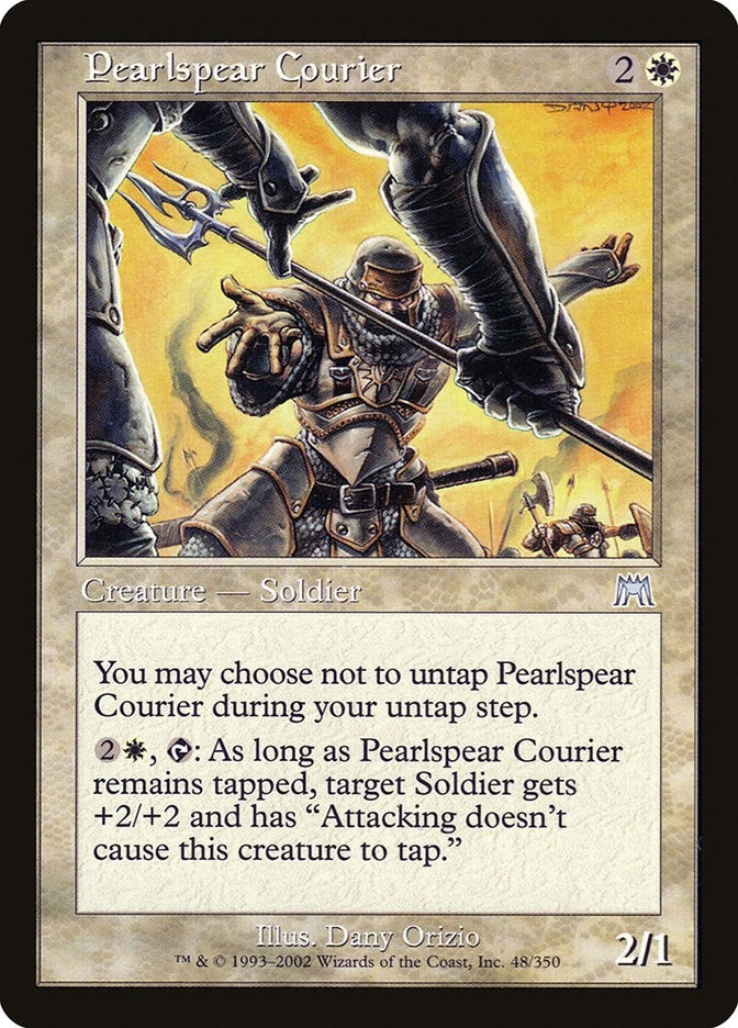 Image for Pearlspear Courier (48) [Onslaught] - Magic: The Gathering