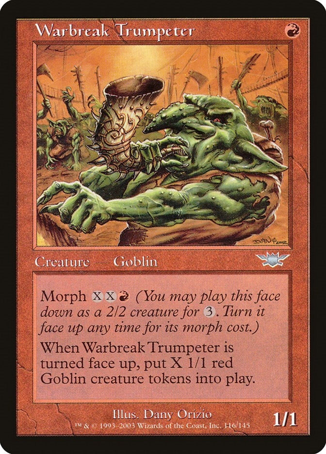 Image for Warbreak Trumpeter (116) [Legions] - Magic: The Gathering